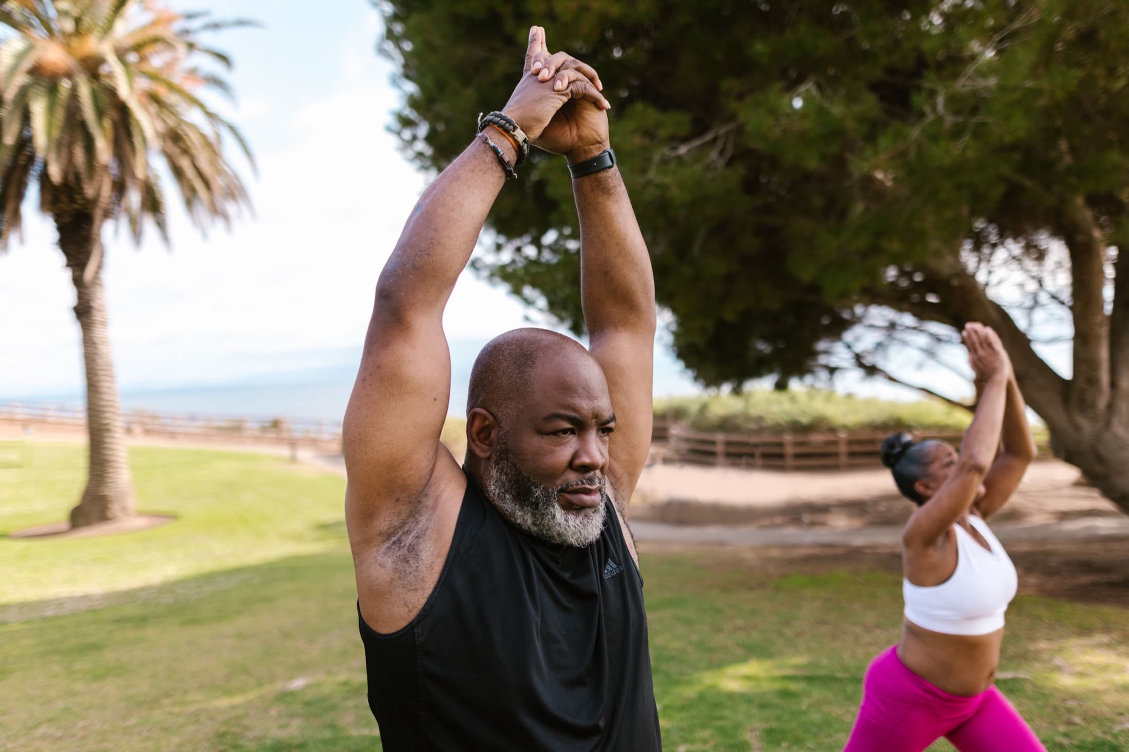 Sumbare members staying active outdoors